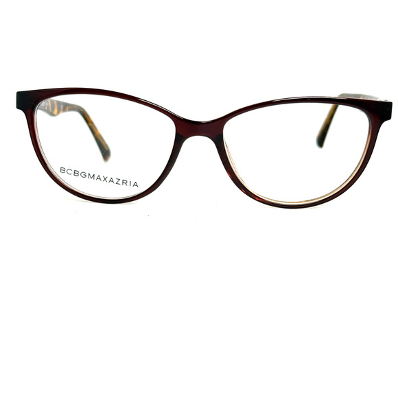 BCBG Maxazria Cat Eye Eyeglasses Italy Damaris Vintage Tortoise 55 16 140 H20794